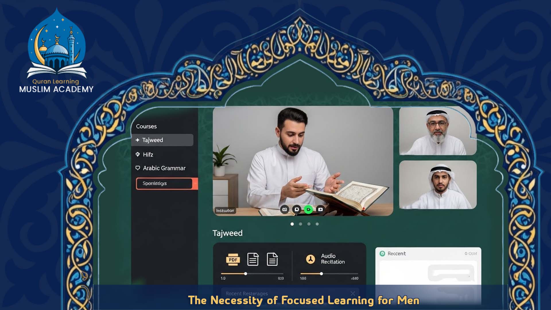 online quran academy for men