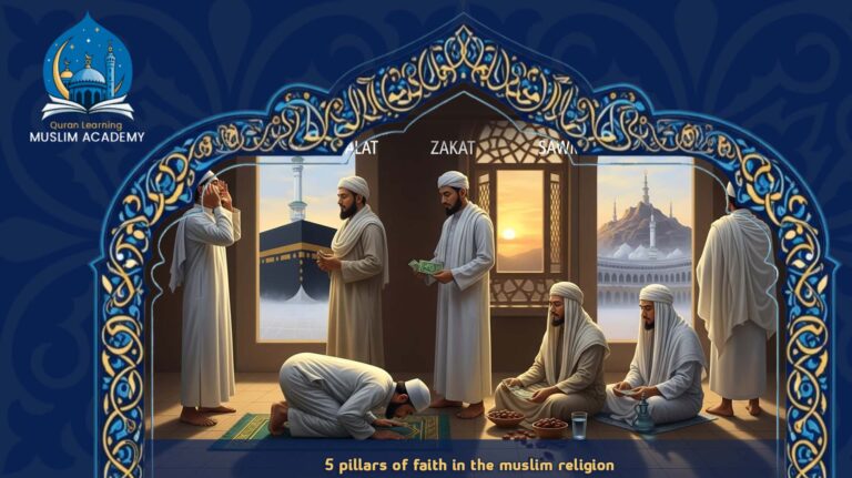 5 pillars of faith in the muslim religion