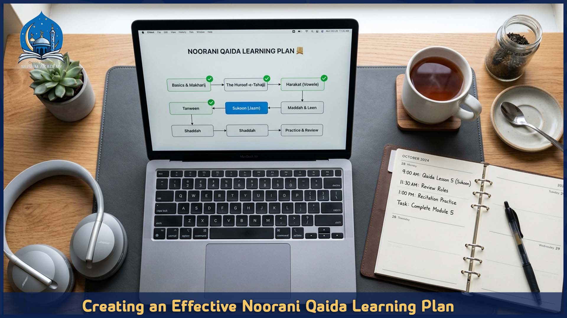Creating an Effective Noorani Qaida Learning Plan